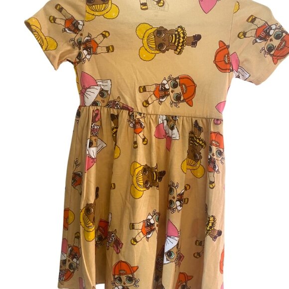 💚Little Girls' Summer or Spring Colorful T-Shirt Dress for Casual Outings - 5T - Picture 5 of 5